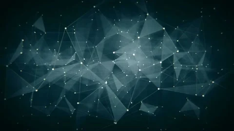 Network shape vibrating loopable 4k Stock Footage 146504546