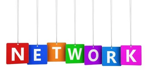 Network Sign Stock Illustration