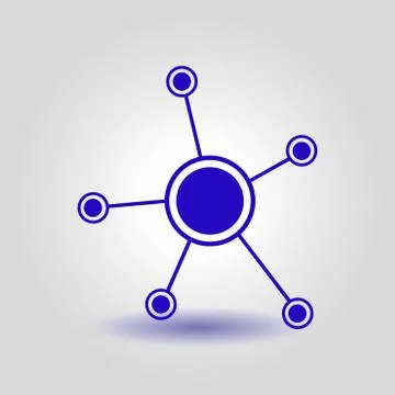 Network sign symbol Illustrazione stock
