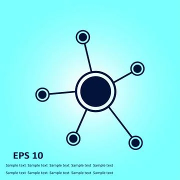 Network sign symbol. Stock Illustration