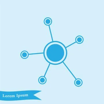 Network sign symbol. Stock Illustration