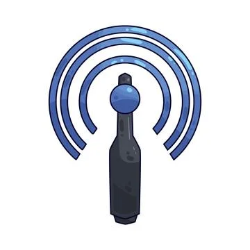 Network signal illustration Stock Illustration