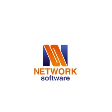 Network software vector icon Illustrazione stock