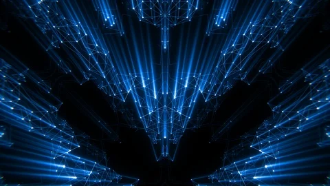 Network Space VJ Loop Stock Footage 104828615