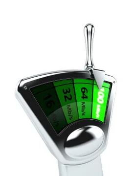 Network speed concept Stock Illustration
