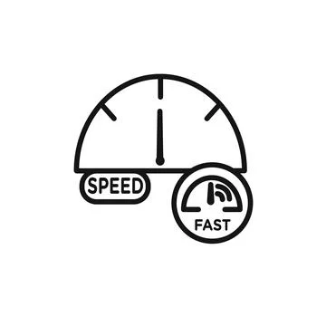 Network speed test icon vector set collection for web 스톡 일러스트