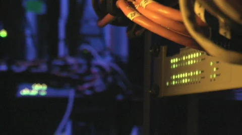 Network Switch 1.mov Stock Footage 435970