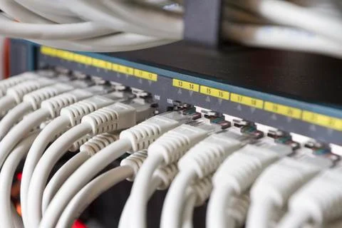 Network switch Stock Photos