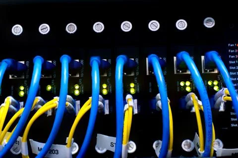 Network switch Stock Photos