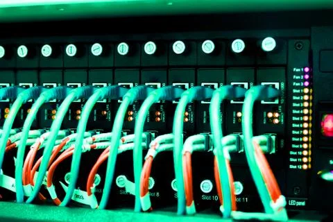 Network switch Stock Photos