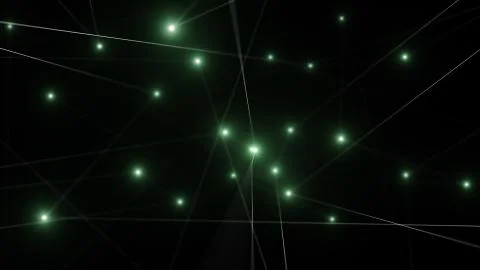 Network technology abstract line background Stock Illustration