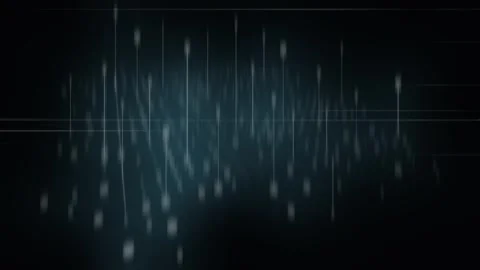 Network technology blinking light glitch black screen overlay video 4k Stock Footage 289911165