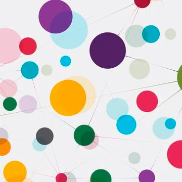 Network technology communication background Stock Illustration