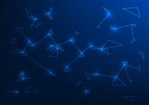 Network technology The connecting lines show the use of internal networks i.. イラスト素材