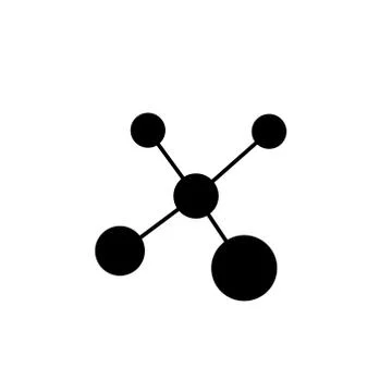 Network thin line vector icon on a white background. Vector illustration Stock-Illustration