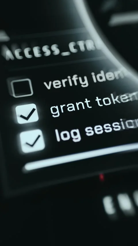 Network Threat Detection Console Dark Technology with real time indicators Stock Footage 337396152