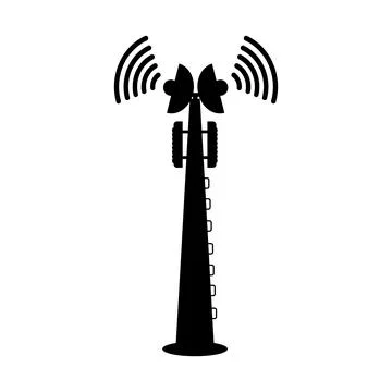 Network tower icon Stock Illustration