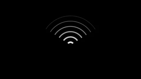 Network tower icon white color glowing animation black background Stock Footage 337759721