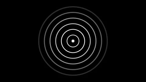 Network tower produced radio wave concept.lighting radio waves animation. R.. Stock Footage 310154541