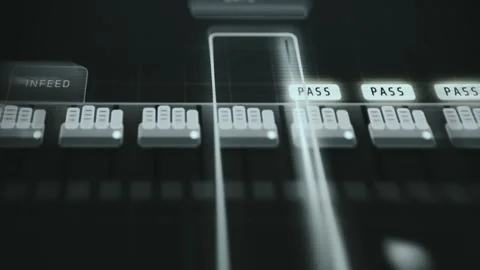 Network Traffic Analytics Cinematic View with real time indicators Stock Footage 337881271