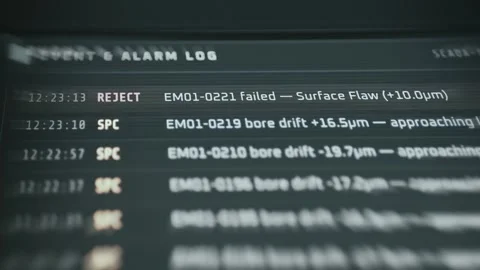 Network Traffic Analytics Data Display showing secure data Stock-Footage 337881669
