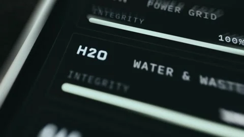 Network Traffic Analytics Macro Detail displaying digital controls Stock Footage 337880686