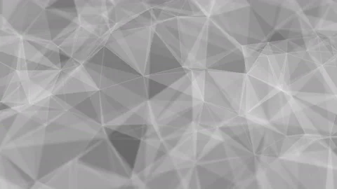 Network with triangles and lines seamless loop smooth animation 4k (4096x2304) Stock Footage 92293914