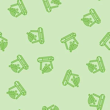 Network troubles repair computer line seamless pattern Stock Illustration