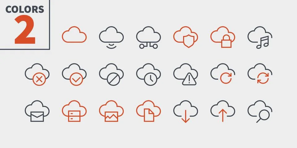 Network UI Pixel Perfect Well-crafted Vector Thin Line Icons 48x48 Ready for 스톡 일러스트