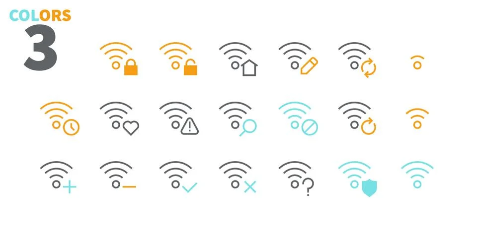Network UI Pixel Perfect Well-crafted Vector Thin Line Icons 48x48 Ready for 스톡 일러스트