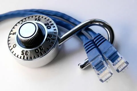 Network unlocked closeup Stock Photos