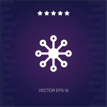 Network vector icon Stock Illustration
