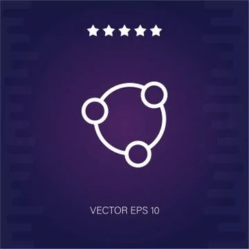 Network vector icon Stock Illustration