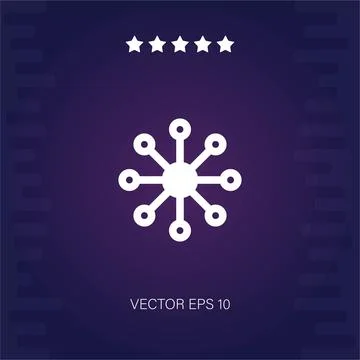 Network vector icon Stock Illustration