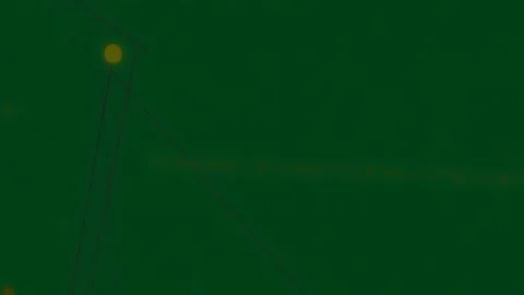 Network visual starting with sweep, forming web, focusing top-left node to 스톡 동영상 329548633