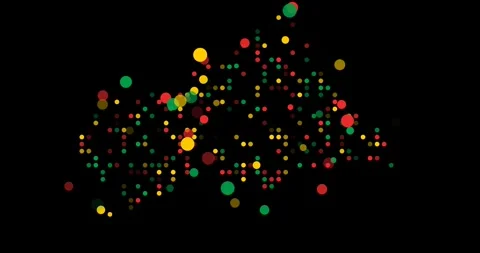 Network Visualization Dots Constructing Central African Republic Silhouette Stock Footage 319737198