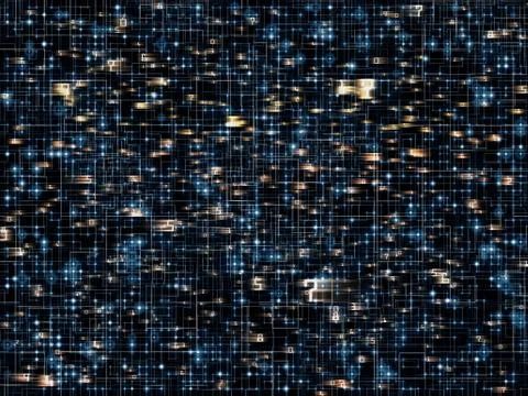 Network Visualization Stock Illustration