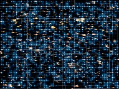 Network Visualization Stock Illustration