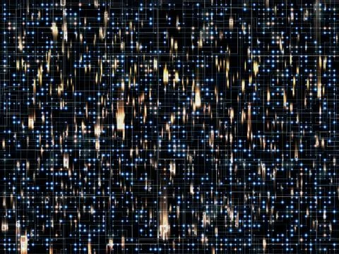 Network Visualization Stock Illustration