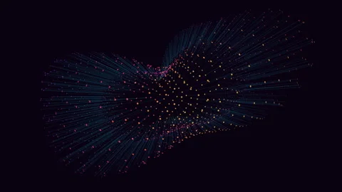 Network visualization mapping relationships between nodes in a complex network Stock Footage 297599337