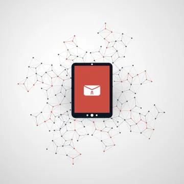 Network Vulnerability Stock Illustration