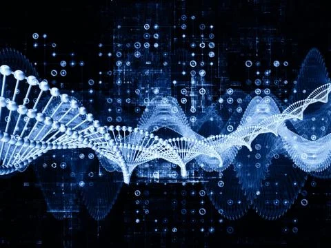 Network Waves 스톡 일러스트