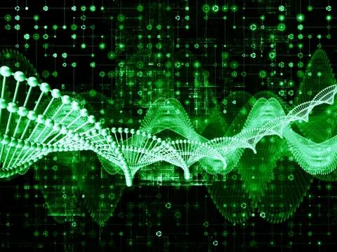 Network Waves Stock Illustration