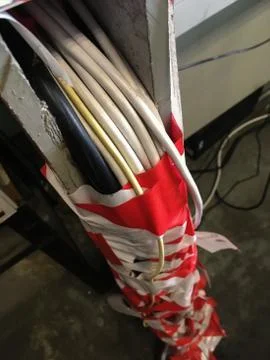 Network wires Stock Photos