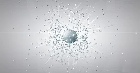 Network world White Stock Illustration