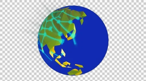 Networked Earth Stock Footage 43103664