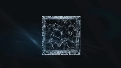 Networking and communication concept abstract video background. Stock Footage 117633995