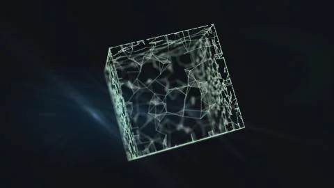 Networking and communication concept abstract background. Illustrazione stock