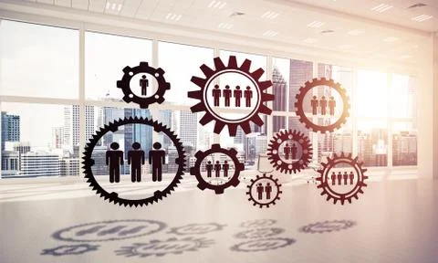 Networking and wireless connection as concept for effective mode Stock Photos