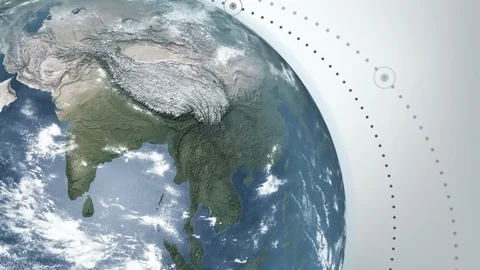 Networking around the World. Stock Footage 86658999